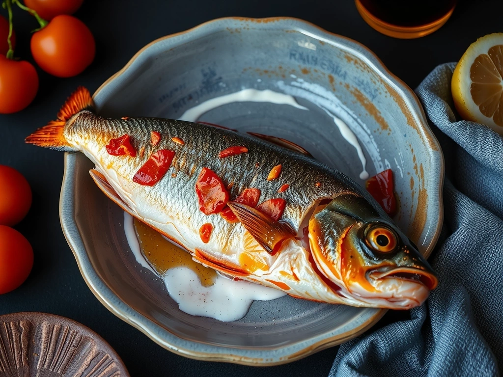Frischer Fisch am Hamburger Hafen